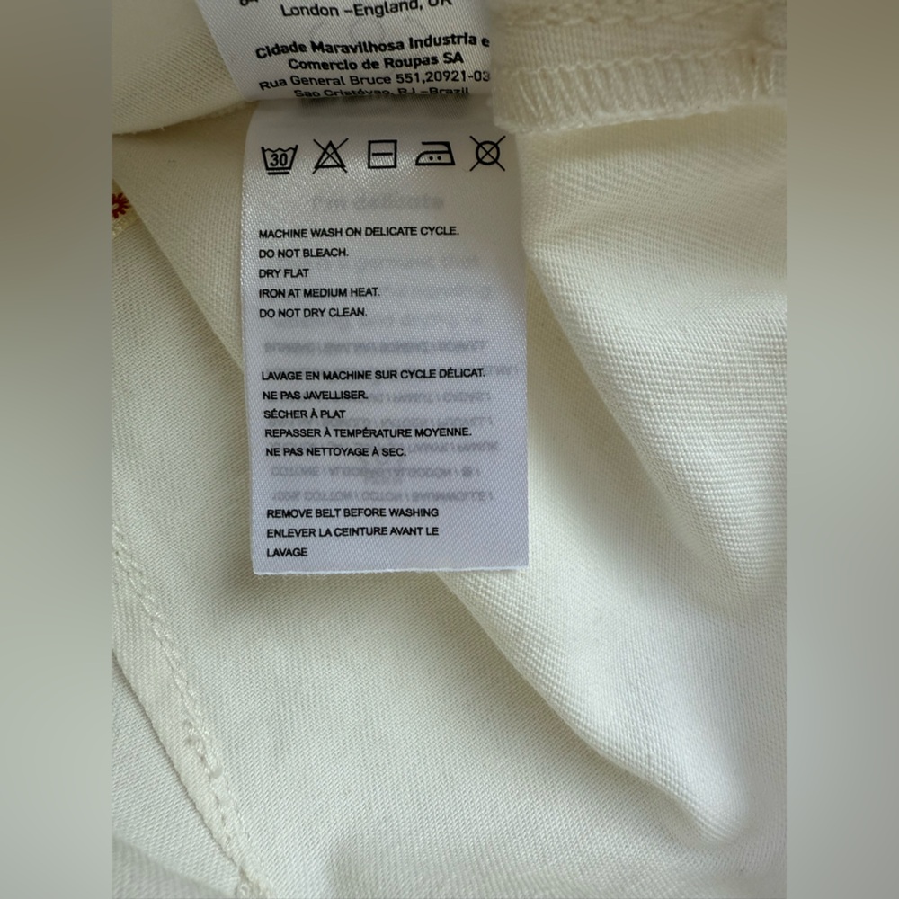 FARM Rio Festone off White Scalloped Women's Shorts • 28 • NWT - Picture 12 of 14
